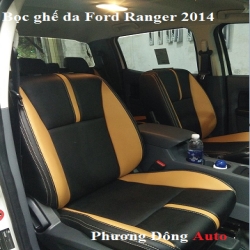 Phương đông Auto Bọc ghế da Ford Ranger 2014 màu kem + da bò